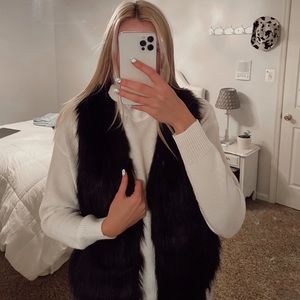 NWOT fur vest